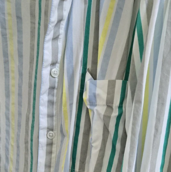 ASOS White and Yellow High Waist Summer Shorts - Picture 3 of 6